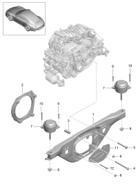 9A137501407-BRKT-ENG MOUNT