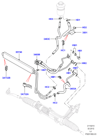 LR012758-HOSE ASSY-EGR COOLER,OUT
