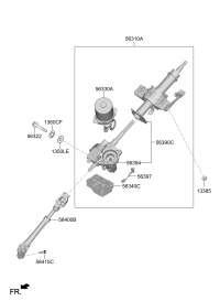 56310K8050-COLUMN ASSY-STEERING