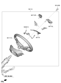 56100O1130SY3-WHEEL ASSY-STEERING