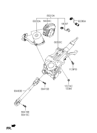 564002T501-JOINT ASSY-STRG