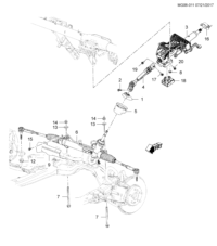 13424023-Steering column (for front 20150718 use) (black)