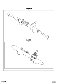 0444506150-GASKET KIT, POWER STEERING GEAR(FOR RACK & PINION)