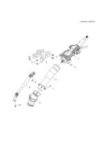 90925012-COLUMN ASSY-STEERING
