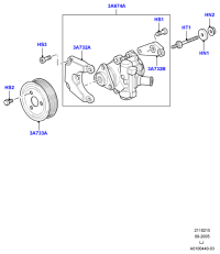 QVB000110-*SC*PUMP ASSY - POWER 3.2LTR
