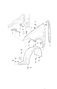 2GM821135-BRACKET ASSY-AIR INTAKE