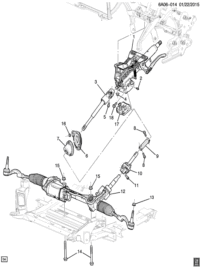 23162257-COLUMN ASSY-STEERING