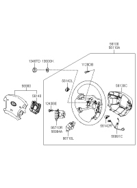 561103L900B9-WHEEL ASSY-STEERING