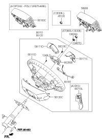 561114H000KL-BODY-STEERING WHEEL
