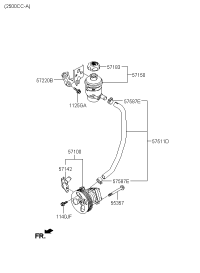 571504H100-RESERVOIR ASSY-POWER STEERING
