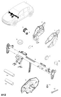 9175064-BOLT - LWR ARM
