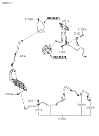 575103F300-HOSE ASSY-P/S OIL PRESSURE