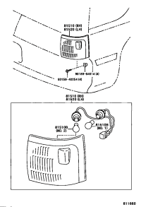 8151036410-LAMP ASSY, FRONT TURN SIGNAL, RH