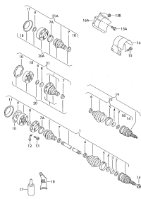 1J0407271QE-Shaft-swing with cv joint