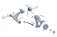 2473300100-TRACK CTRL ARM/FF/LH/W164/W251
