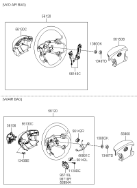 569003K140QZ-MODULE ASSY-STRG WHEEL AIR BAG