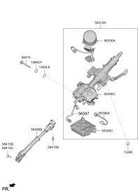 56310O1000-COLUMN ASSY-STEERING