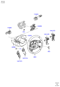 6G9T13335AH-Switch assy-control