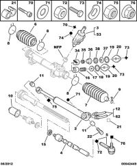 401144-Cylinder, steering power