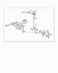 2023304107-TRACK CTRL ARM/FF/LH/W164/W251