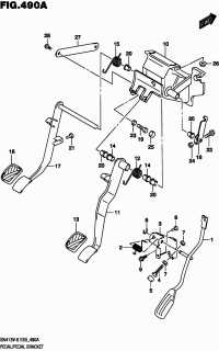 4961081A50-Pedal comp, brake