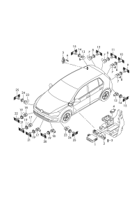 L5G0919493A-BRACKET-ENGINE SUPP*