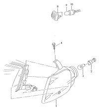 1U0953155D-TURN SIGNAL/A8/S8/09
