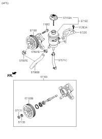 571003M000-PUMP ASSY-POWER STEERING OIL
