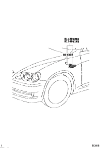 817300P010-Lamp assy, side turn signal, rh