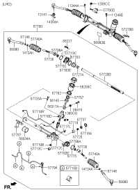568204D001-END ASSY-TIE ROD,LH