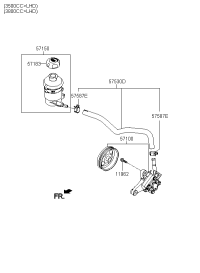 571104D900-PUMP ASSY-POWER STEERING OIL