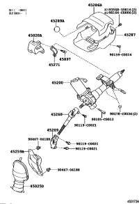 452000D360-COLUMN ASSY-STEERING