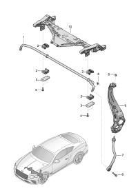 971411317A-ROD STRUT STABILIZER A4/A6/A7