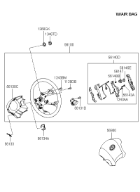 561102E780DD-WHEEL ASSY-STEERING