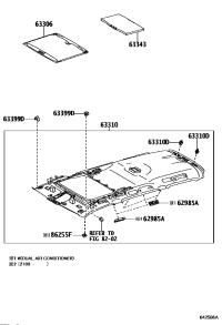 6330660250A0-TRIM SUB-ASSY, SUNSHADE