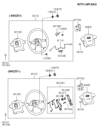 5611009400DD-BODY ASSY-STEERING WHEEL