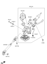 56310S6100-COLUMN ASSY-STEERING