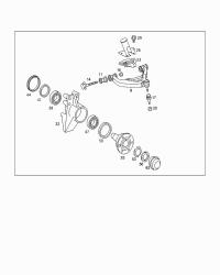 9013302107-TRACK CTRL ARM/FF/LH/W164/W251