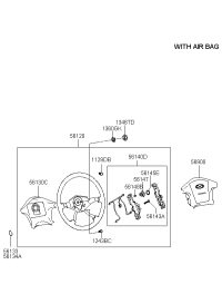 5611009000DD-BODY ASSY-STEERING WHEEL