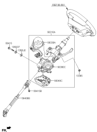 56310C0000-COLUMN ASSY-STEERING