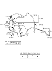 575500E500-TUBE ASSY-OIL COOLER