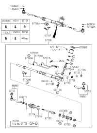 5770038010-GEAR & LINKAGE ASSY-P/S