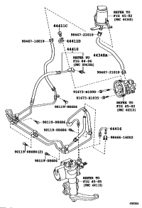 4434860460-HOSE, OIL RESERVOIR TO PUMP, NO.1
