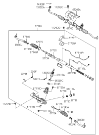 577003F210-GEAR & LINKAGE ASSY-P/S