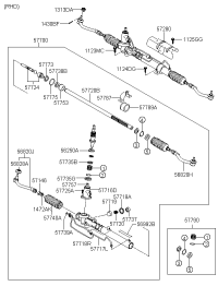 568203F111-End assy-tie rod, rh