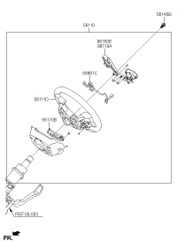 56120C3100YLB-BODY-STEERING WHEEL