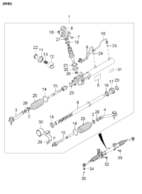 577001F890-GEAR & LINKAGE ASSY-P/S