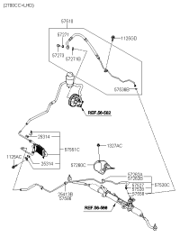 575102B200-HOSE ASSY-P/S OIL PRESSURE