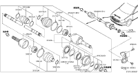 391009W210-SHAFT ASSY-FRON