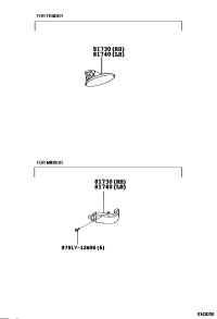 8173002090-Lamp assy, side turn signal, rh